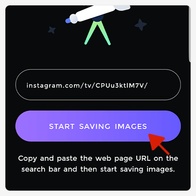 start extracting image and video from Instagram